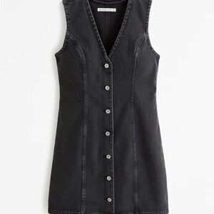 A&F Mara denim vest mini - NWT